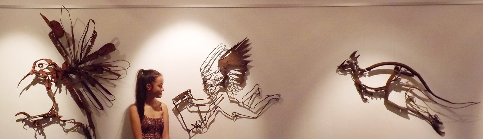 Picture Hanging System used to hang heavy sculptures