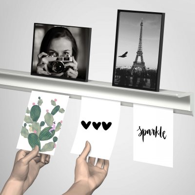 Info Rail + Art in the workplace