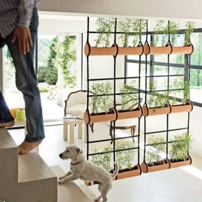 Room dividers to hang plants