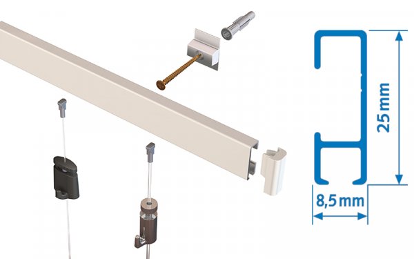 Picture Hanging Systems Click Rail product pictures